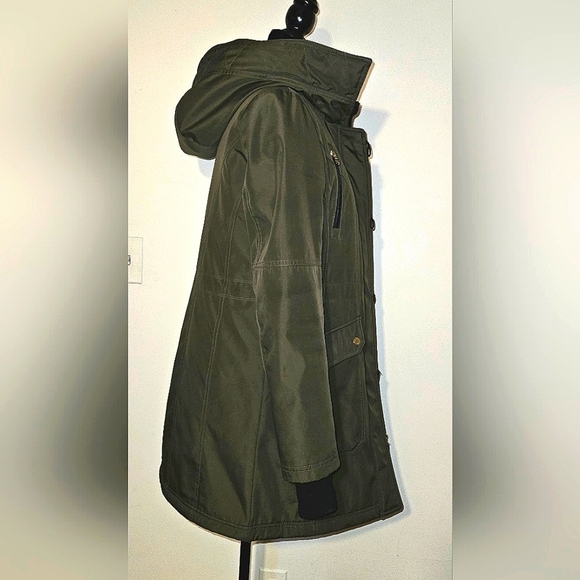 Jessica Simpson Olive Green Winter Coat Size XS. Pre owned - Picture 2 of 10